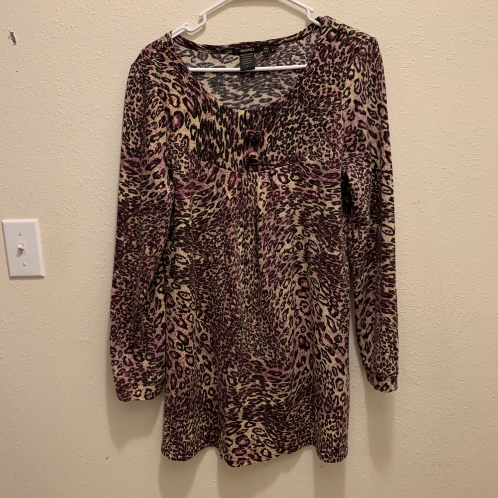 Women's leopard print dress size large
